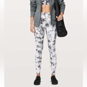 Lululemon Wunder Under 28” HR Tight Luxtreme Dual Shibori Marbled Baltic Grey 6